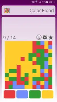 Flood Color - Original Addictive Game Screen Shot 1