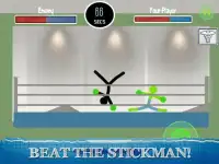 Stickman格闘ゲーム - 2人の戦士ゲーム Screen Shot 1