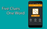 Word Finder - 5 Clues 1 Word Screen Shot 0