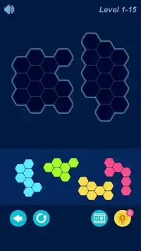 Amazing Hexagon Fit Puzzle Screen Shot 3