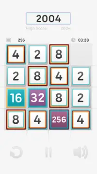 2048 Match Game Number Puzzle Screen Shot 2