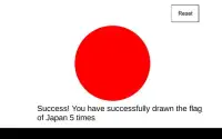 Draw The Flag Of Japan Screen Shot 0