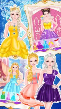 Princess Dress Ball - Girls Beauty Salon Games Screen Shot 2