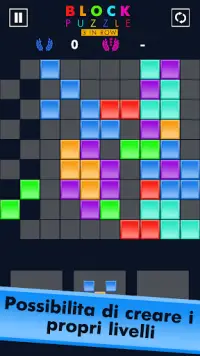 Blocco puzzle tre in fila (Block puzzle) Screen Shot 6