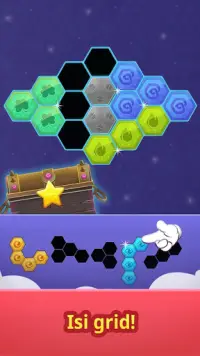 Permainan Teka-Teki Heksagonal: Blok Magic Screen Shot 3