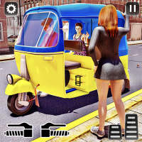 City TukTuk Rickshaw Simulator: Driving Games 2021