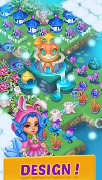 Merge Mermaids-magic puzzles Screen Shot 4