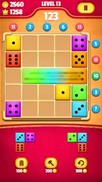 10! Merge Dominoes Puzzle Screen Shot 1