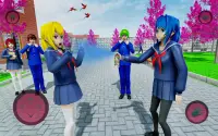 Anime High School Girl Yandere Gangster Games 2021 Screen Shot 2