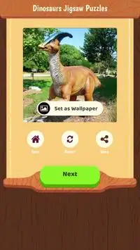 Puzzle z Dinozaurami Screen Shot 6