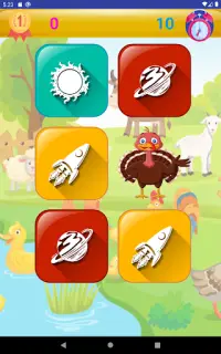 Educational animals memory game for kids Screen Shot 3