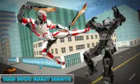 герой с двумя мечами робот-трансформер 3D Screen Shot 3