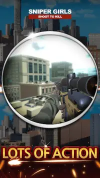 Sniper Girls - 3D Gun Shooting FPS Game Screen Shot 5