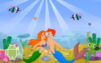 Kissing Game-Mermaid Love Fun Screen Shot 11
