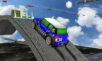 Impossible sky tracks car stunt simulator Screen Shot 1