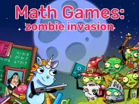 Math games: Zombie Invasion Screen Shot 4