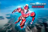 Flying Iron Hero Crime Avenger - City Battle Screen Shot 3