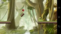 Angry Red Ball Jungle Running Screen Shot 1