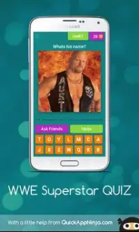 WWE Superstars QUIZ Screen Shot 2