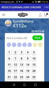 Results Euromillions Checker Screen Shot 5