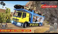 US Police Transport Truck Cargo :Vehicle Transport Screen Shot 2