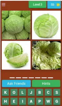 Vegetables Quiz Screen Shot 3