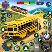 Offroad School Bus Driver Game Screen Shot 0