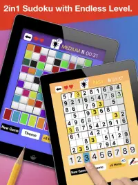 Sudoku 2in1 - logica spel Screen Shot 5