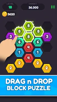 Hexa Puzzle Connect – Hex number Merge Game Screen Shot 3