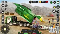 City Trash Truck Driving Games Screen Shot 4