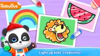 Baby Panda's Glow Doodle Game Screen Shot 0