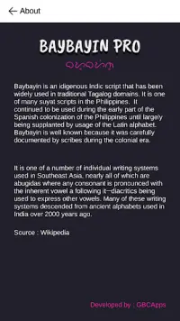 Baybayin Pro - Learn Baybayin Screen Shot 7