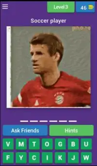 Guess Soccer Player Screen Shot 3