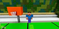 Basketball Mini-game. Map for MCPE Screen Shot 2