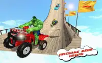 Impossible Mega Ramp Superheros Stunt Racing Sim Screen Shot 0