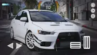 Drive Sim Mitsubishi Evo Race Screen Shot 0