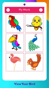 Birds Coloring Games Screen Shot 2