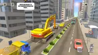 Crane Excavator Driving Sim City Construction 2018 Screen Shot 8