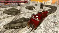 WW2 Army Train Driving War Shooting Train Games Screen Shot 3