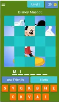 Disney Characters Quiz Screen Shot 1