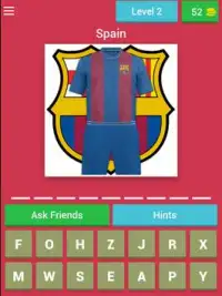 Guess Football Club Quiz Logo Shirt Screen Shot 7