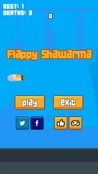 Flappy Shawarma Screen Shot 0