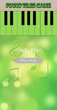 Drake - God’s Plan Piano Tiles Game Screen Shot 0