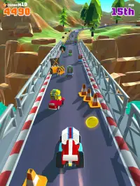 Blocky Racer - Endless Racing Screen Shot 10
