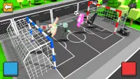 Sepak Bola Jalanan Kubik 3D Screen Shot 4
