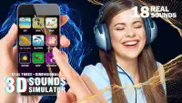 3d sounds music real soundboard simulator Screen Shot 1