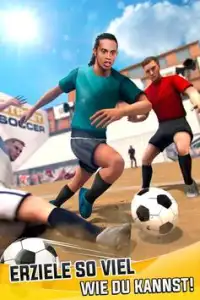 2019 Fußballlegende ⚽ Straßenfußball-Torschießen Screen Shot 1
