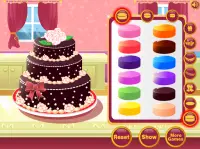 pastel boda: juegos pastelería Screen Shot 0