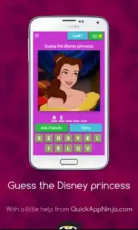 Guess the Disney Princess Screen Shot 0