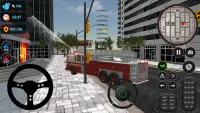 Fire Truck Simulator: City Screen Shot 2